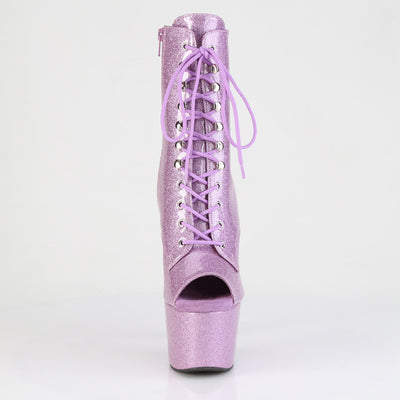lilac peep toe pole boots adore-1021gp