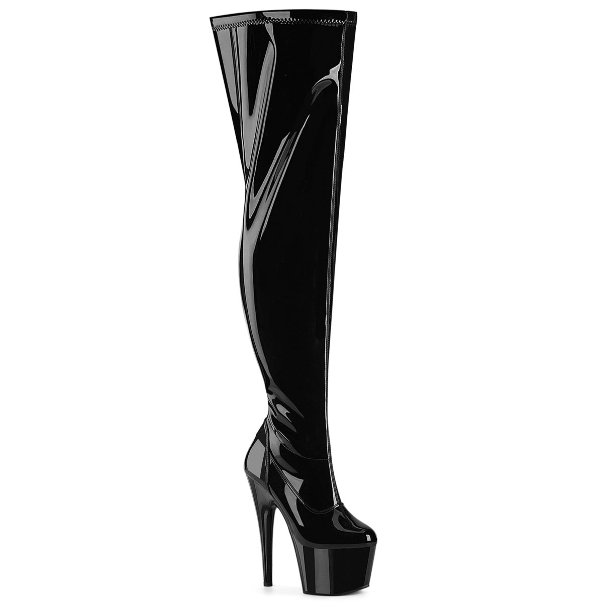 Pleaser Adore 3000wcf Platform Wide Calf Over The Knee Boots Otherworld Shoes 1175