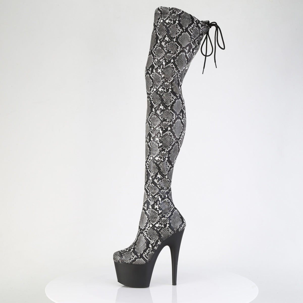 snake skin over the knee boots adore-3008sp-bt