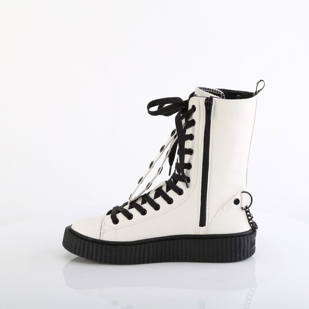 White Demonia Sneakers Sneeker-325