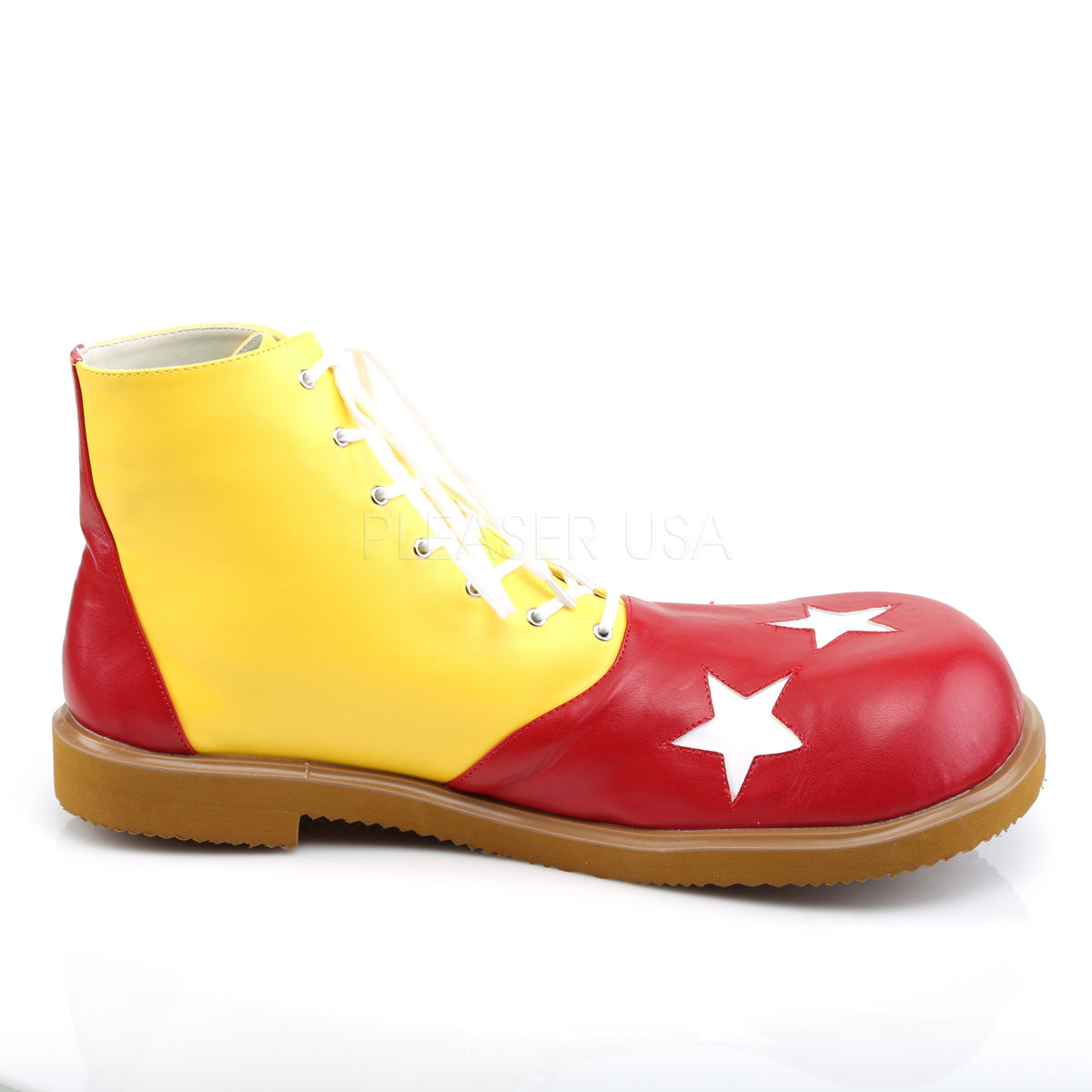 Yellow and Red Clown Shoes