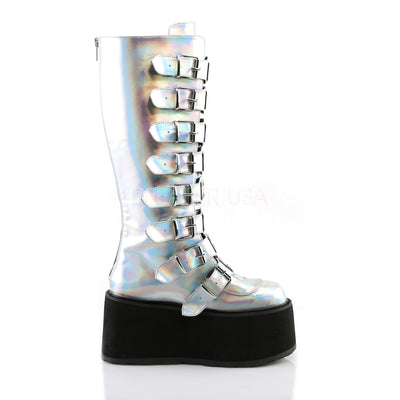 Damned of the Night Boots Silver