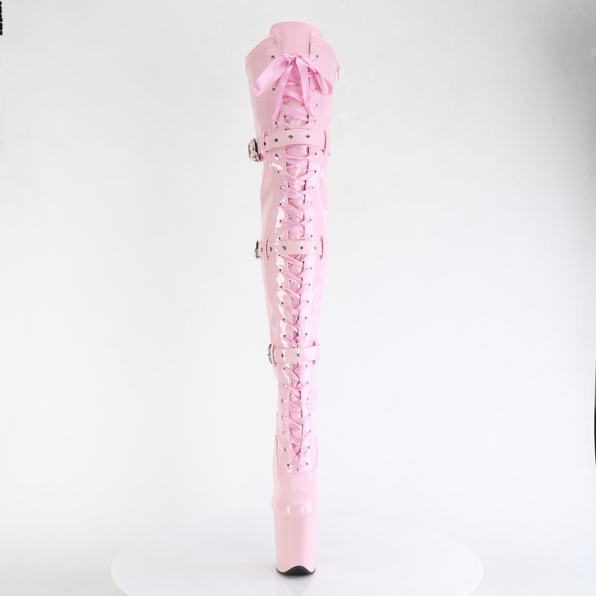 Sexier Than Ever Flamingo Thigh High Boots Pink