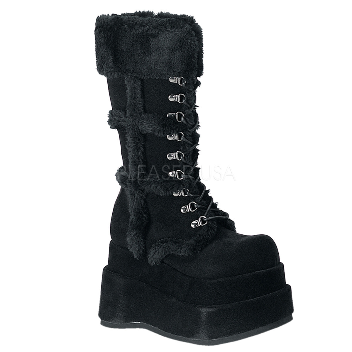 Demonia Bear 202 Fur Boots OtherWorld Shoes