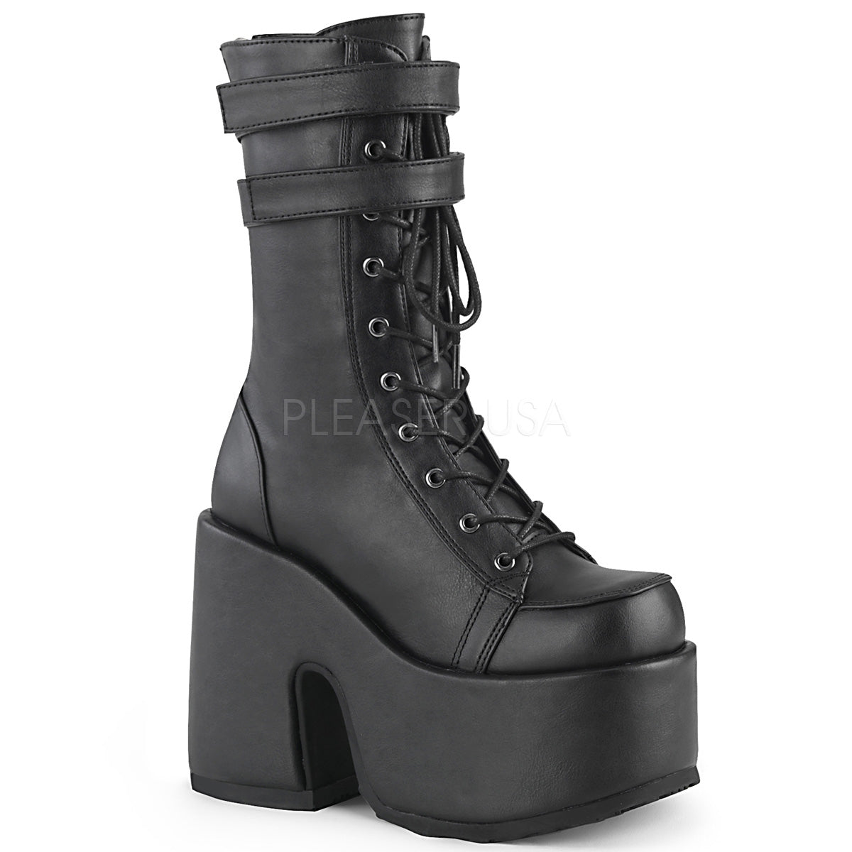 Black platform shop goth boots