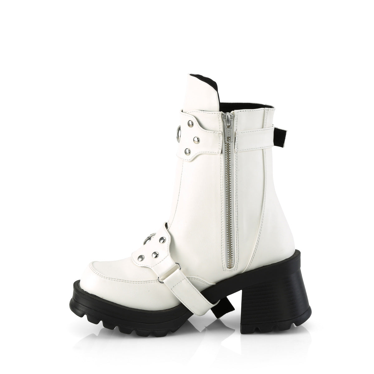 Demonia Bratty-56 White Boots