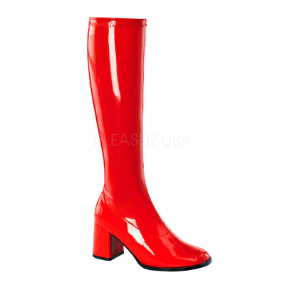 Red Gogo Boots