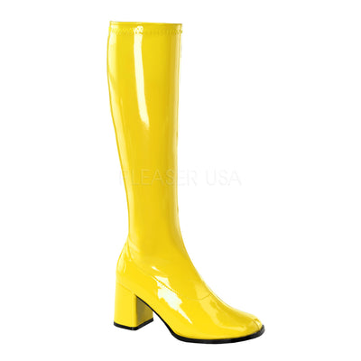 Yellow Gogo Boots