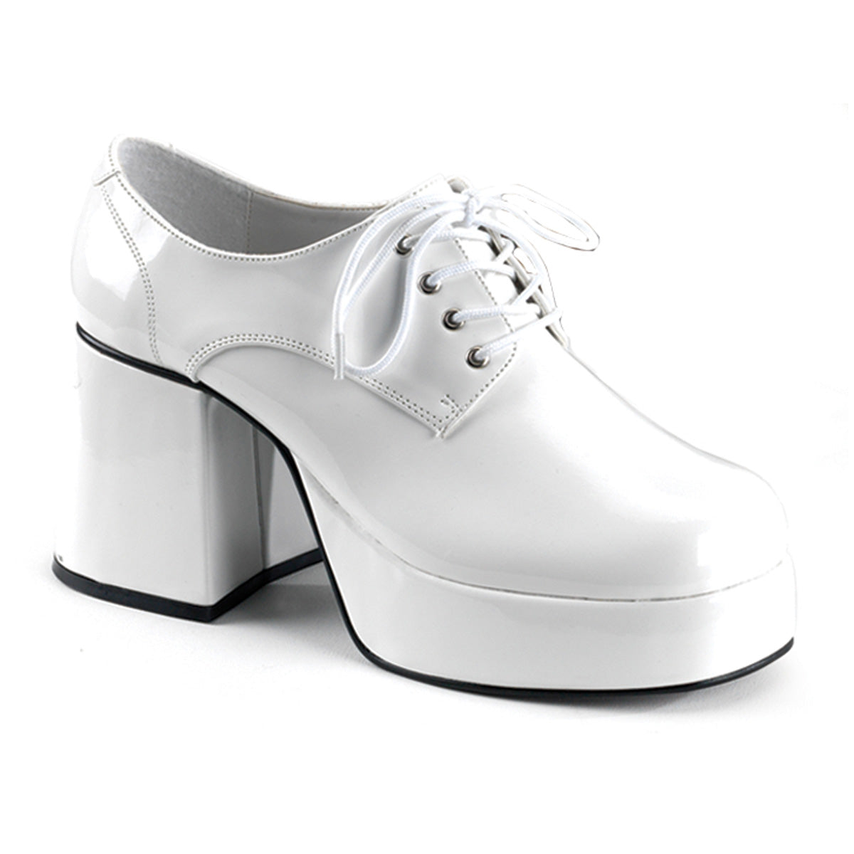 70s Disco Shoes White Funtasma Jazz-02 OtherWorld Shoes