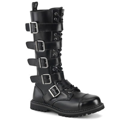 Demonia Leather Combat Boots