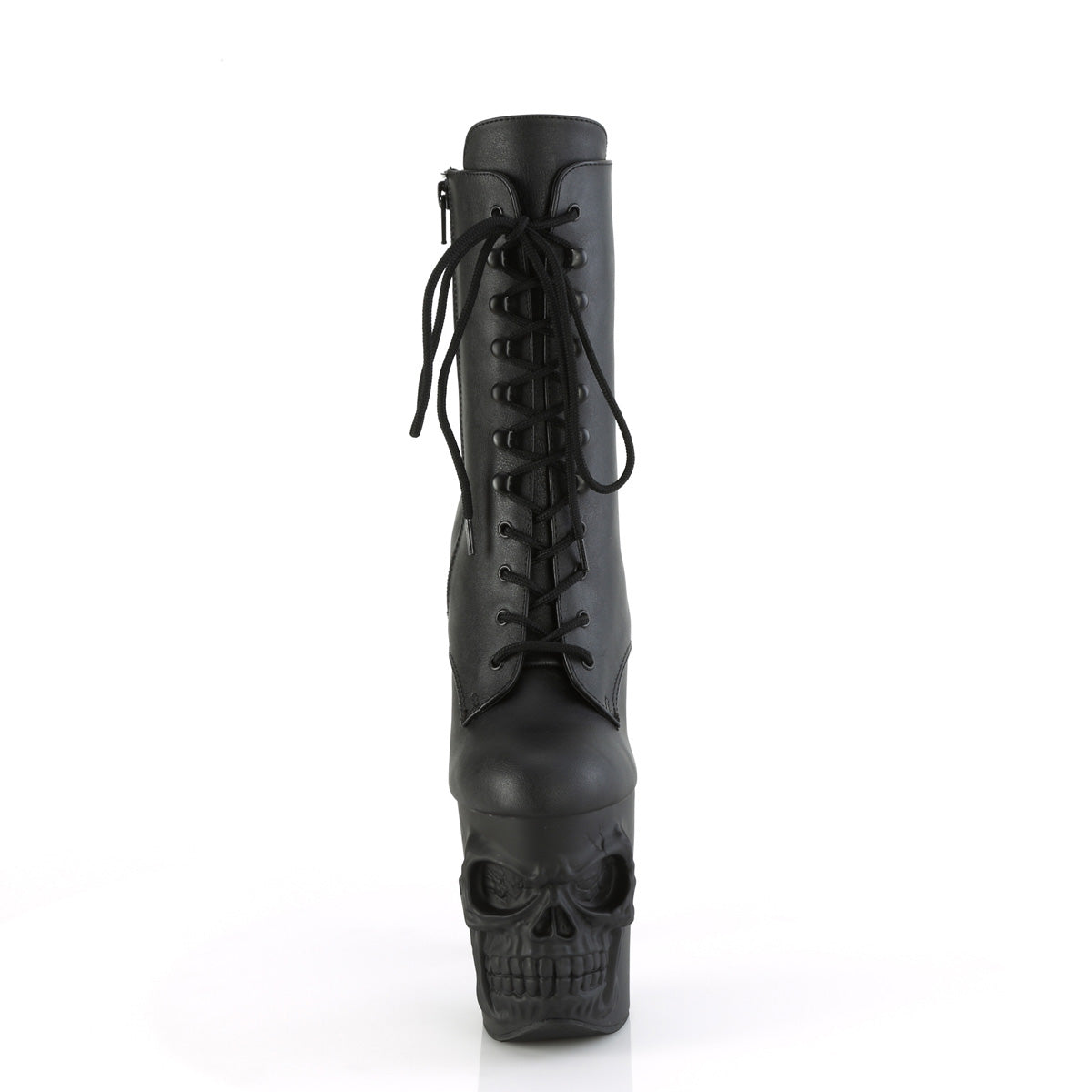 Skeleton Boots Rapture-1020 Black PU