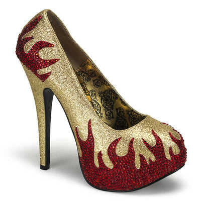 This girl is on fire burlesuqe pumps