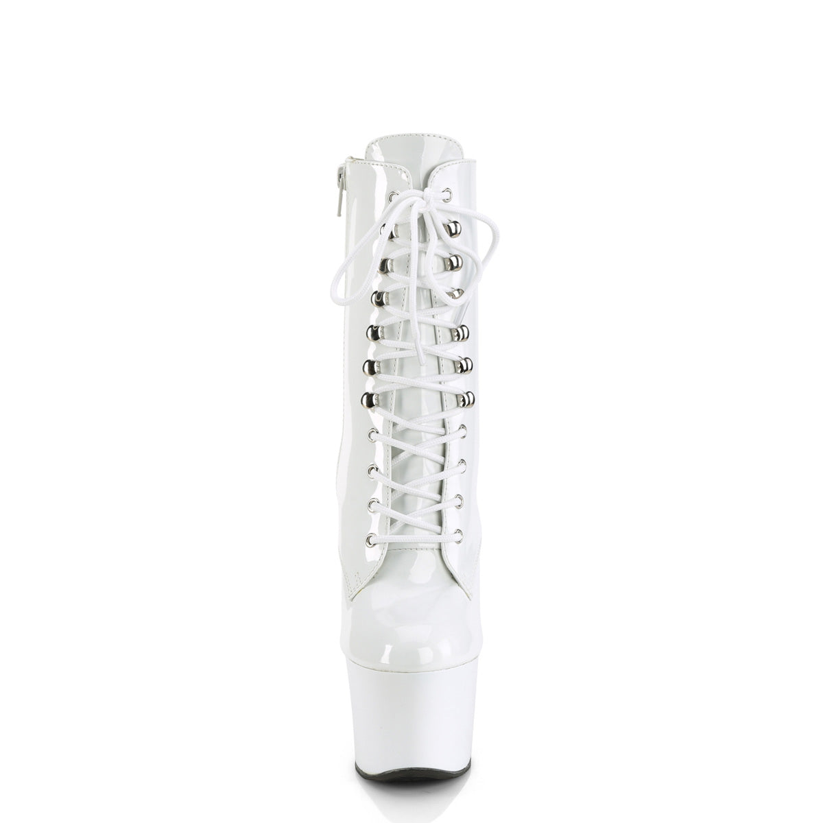 White Pole Dancer Boots - Pleaser Sky-1020