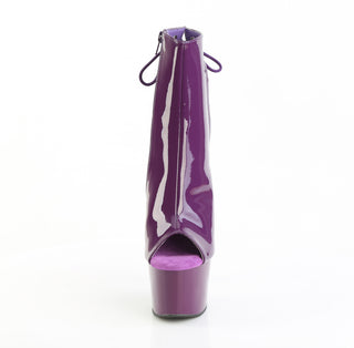 Adore-1018 Purple Open Toe & Heel Boots