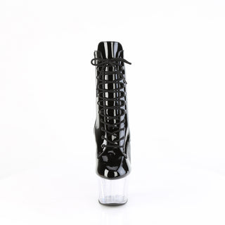Adore-1020 Black/Clear Boots