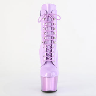 Adore-1020 Lavender Chrome Boots