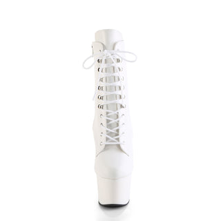 Adore-1020 White PU Boots