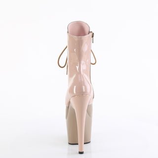 Adore-1020DC Pin-Up Style Pole Boots Dusty Pink-Sand