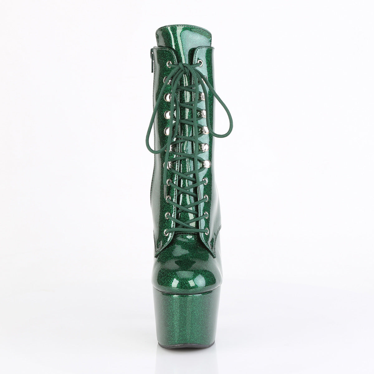 Emerald Green Glitter Pole Boots Adore-1020GP