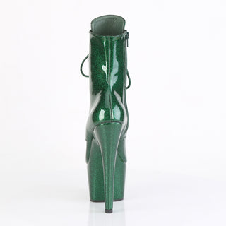 Adore-1020GP Emerald Green Glitter Pole Boots