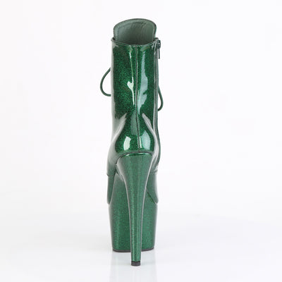 Emerald Green Glitter Pole Boots Adore-1020GP