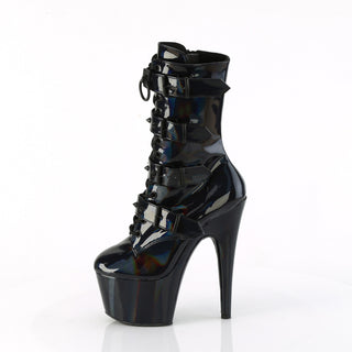 Queen of the Night Pole Dancer Boots Black Hologram Adore-1046