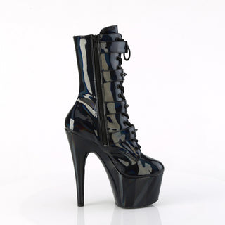 Queen of the Night Pole Dancer Boots Black Hologram Adore-1046