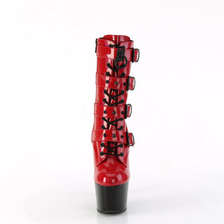 Queen of the Night Pole Dancer Boots Red