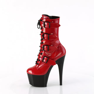 Queen of the Night Pole Dancer Boots Red