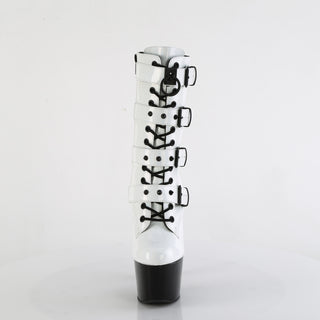 Queen of the Night Pole Dancer Boots White