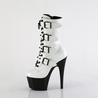 Queen of the Night Pole Dancer Boots White