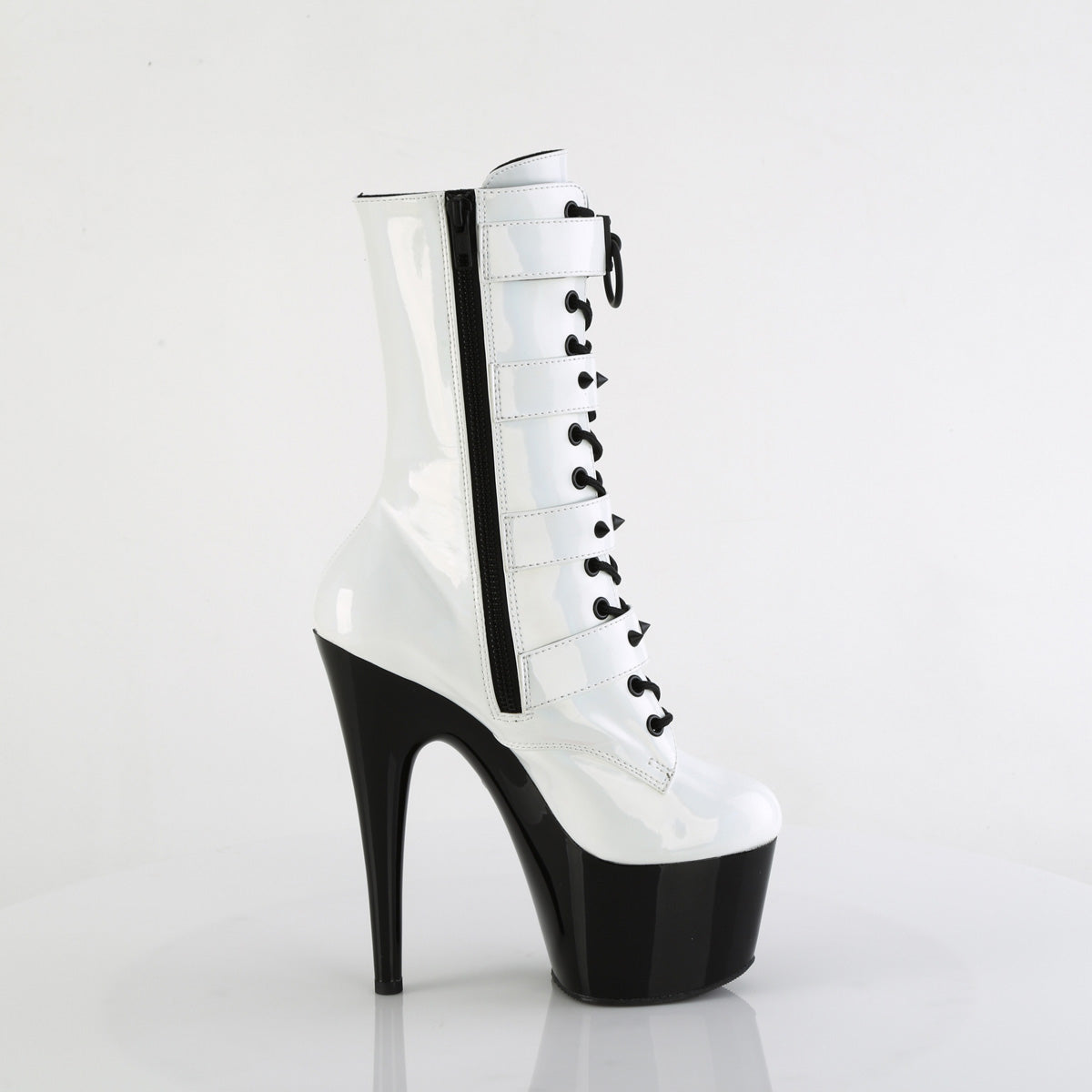 Queen of the Night Pole Dancer Boots White