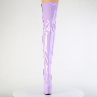 Adore-3000 Lavender Thigh-High Platform Boots