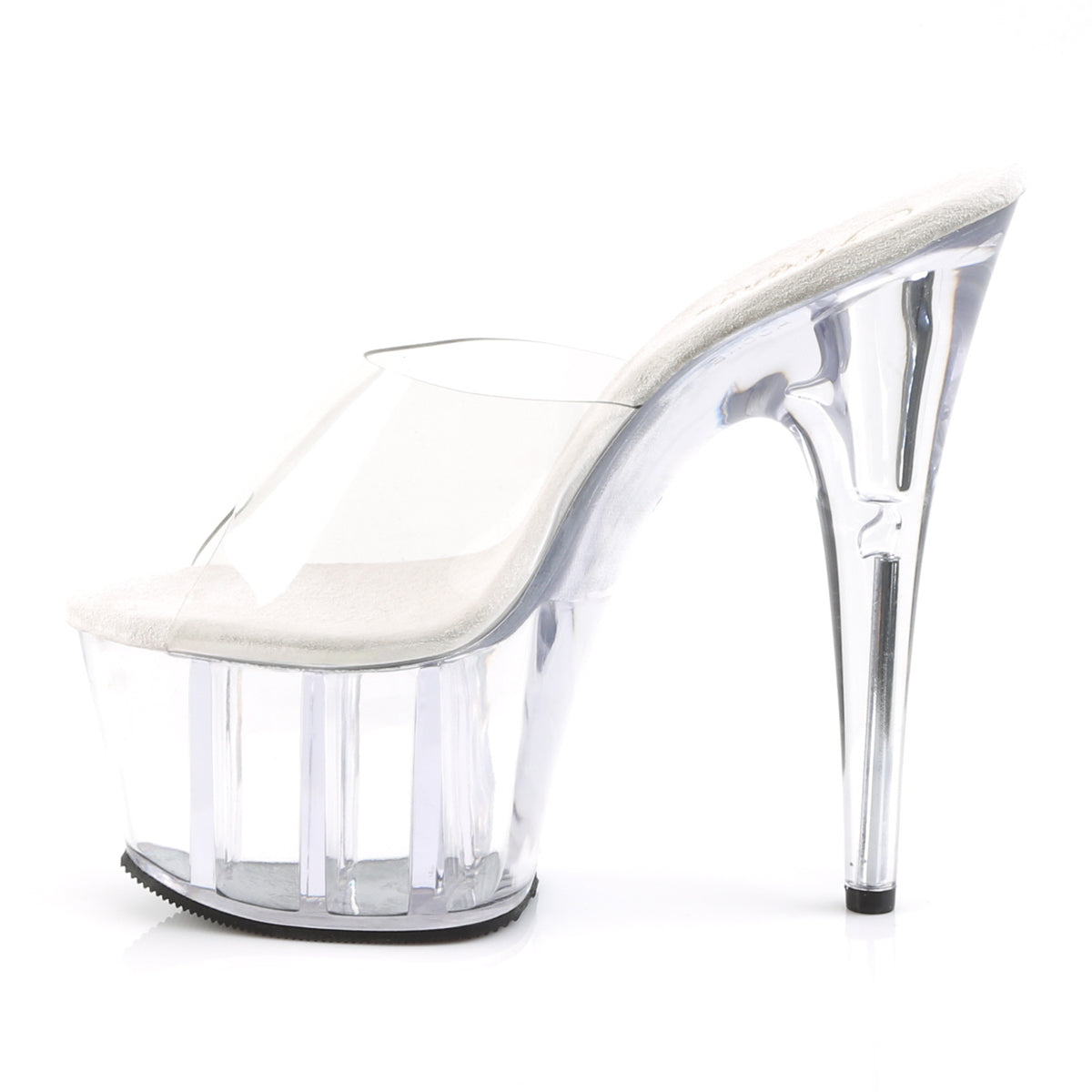 Pleaser Adore-701 Clear Platform Sandals