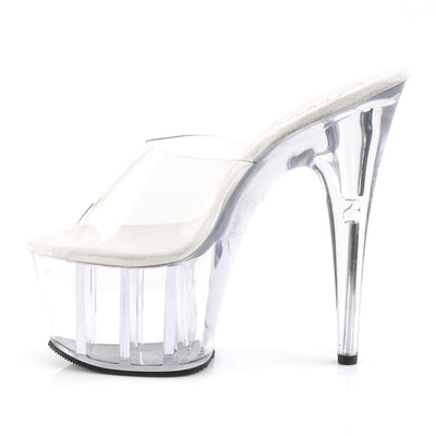 Pleaser Adore-701 Clear Platform Sandals