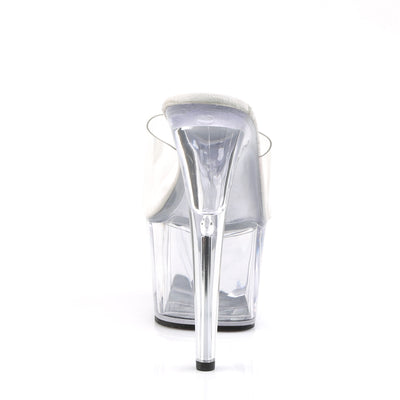 Pleaser Adore-701 Clear Platform Sandals