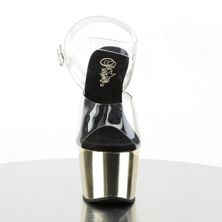Adore-708 Gold Chrome Sandals