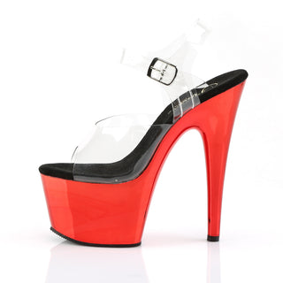 Adore-708 Red Chrome Sandals