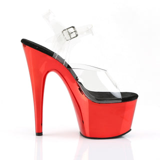 Adore-708 Red Chrome Sandals