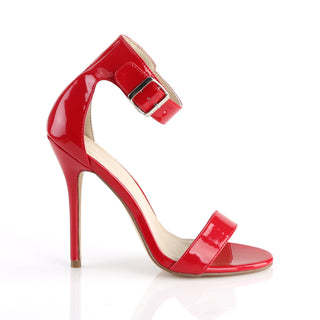Amuse-10 Red Closed Back Heels
