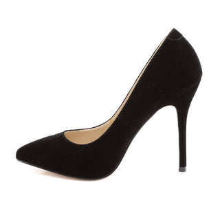 Amuse-20 Black Velvet Classic Stilettos