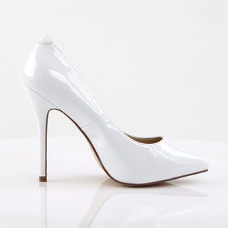 Amuse-20 White Classic Stilettos
