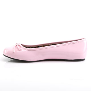 Anna-01 Pink Plus Size Ballet Flats (US 9-16)