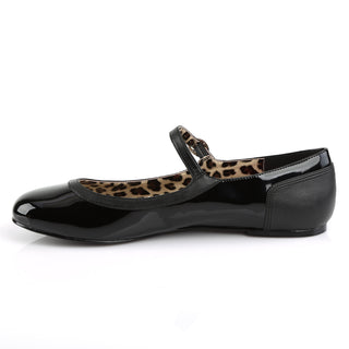 Anna-02 Black Patent Mary Jane Flats (US 9–16)