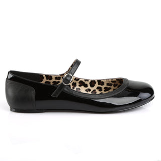 Anna-02 Black Patent Mary Jane Flats (US 9–16)