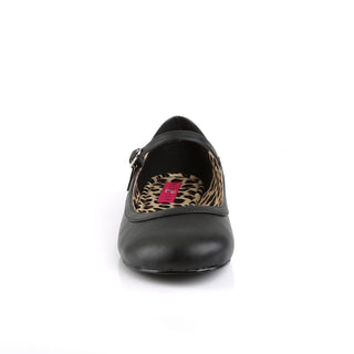 Anna-02 Black Matte Mary Jane Flats (US 9–16)