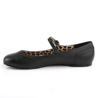 Anna-02 Black Matte Mary Jane Flats (US 9–16)