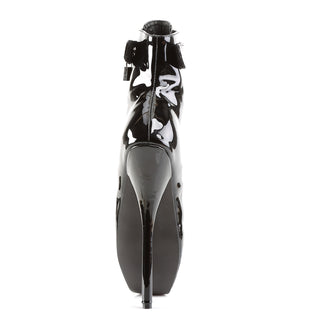 Ballet-1025 Black Patent Lockable Ballet Boots