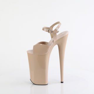 Beyond-009 Nude 10-Inch Platform Heels