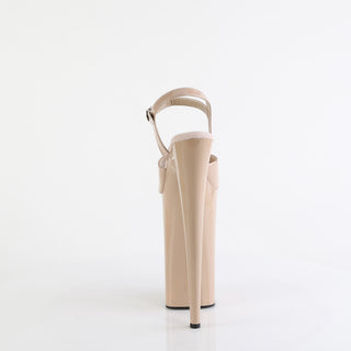 Beyond-009 Nude 10-Inch Platform Heels